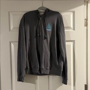 Jack Johnson Concert Gray Hoodie with Blue Logo